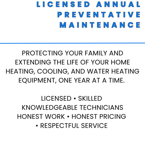 Licensed Annual Preventative Maintenance