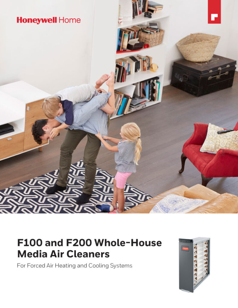 Honeywell F100 and F200 Whole House Media Air Cleaner